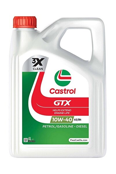CASTROL Ulei de motor GTX A3/B4 10W40 15F091, volum 4 litri, semisintetic