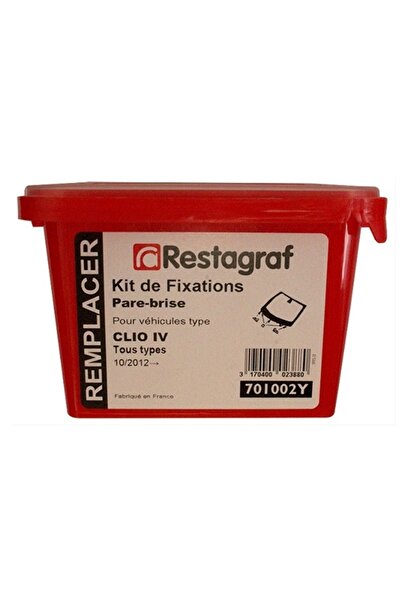 RESTAGRAF Kit cleme fixare parbriz auto A701002Y, pentru Renault Clio IV, 10....