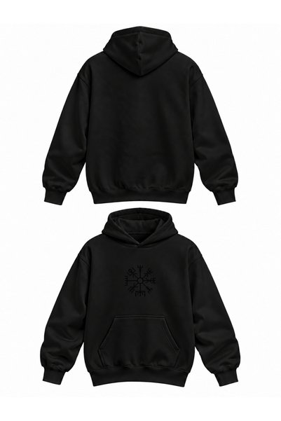 LORVEX Adult Hooded Sweatshirt Printed 3 Thread Threaded Winter Sweatshirt