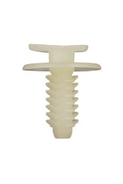 JBM Set 25 clipsuri auto 00631, din plastic, alb