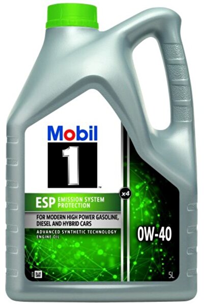 Mobil Ulei de motor 1 ESP X4 0W40 157814, volum 5 litri, sintetic