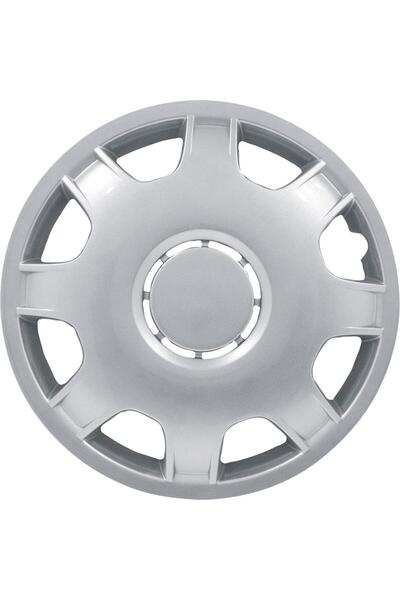 PETEX Set 4 capace roti Speed RB514214, plastic ABS, 14 inch, argintiu