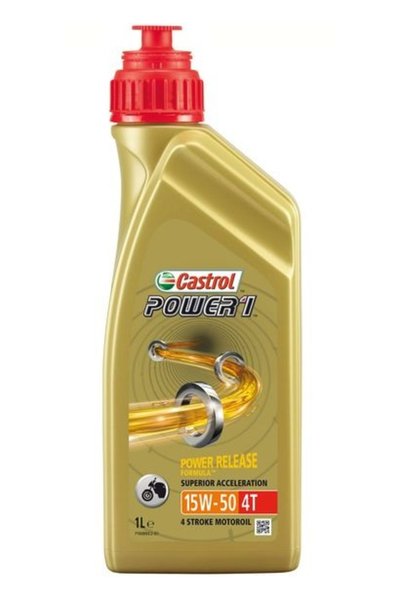 CASTROL Ulei motor moto Power 1 4T 15W50 15044D, volum 1 litru, sintetic