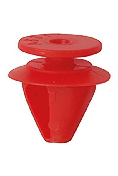 RESTAGRAF Set 10 clipsuri auto 130238, diametru 6.5 mm, din plastic, rosu