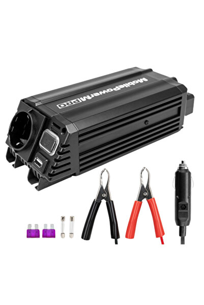 Heyner Invertor de tensiune auto Premium M Pro 511920, 300-600 W, intrare 12V...