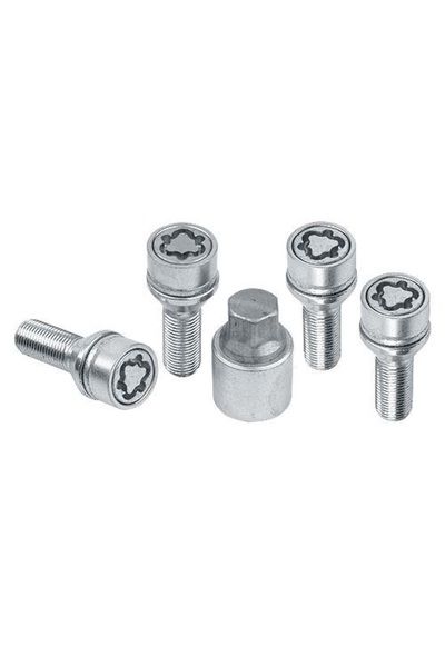 sicustar Set suruburi antifurt roti VN340BIM, M12 x 1.25 x 40, hexagon, cheie...