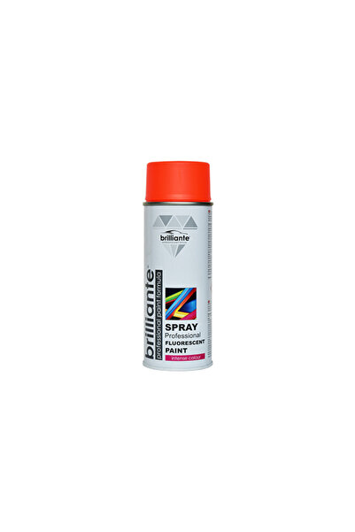 BRILLIANTE Vopsea spray auto fluorescentă 10534, roșu, recipient 400 ml
