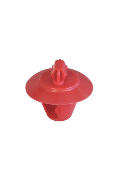 RESTAGRAF Set 6 clipsuri auto A10109, din plastic, rosu