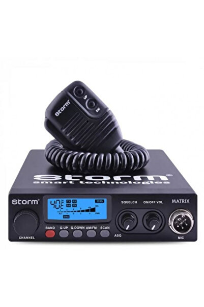 Storm Statie radio CB Matrix 07000, 12 V/24 V, 40 canale, putere iesire 4W FM...