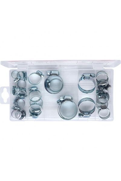KS Tools Set 26 coliere metalice pentru furtune 970.0070, diametru 16-40 mm, ...