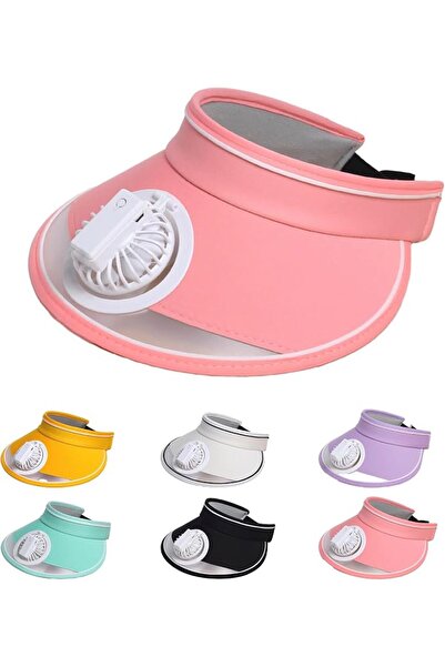 GENERAL Sun Visors Hat with Fan, Rechargeable Hat with Fan Built in, Fan Hats...
