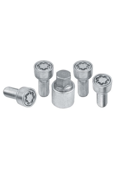 sicustar Set suruburi antifurt roti VN260R13, M12 x 1.50 x 60, hexagon, cheie...