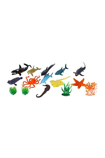OEM Set 15 Figurine Animale Marine din Plastic, pentru Joacă