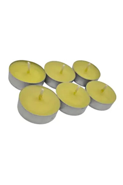 Generic Brand Set 6 Lumânări Parfumate Lemon, Aromă de Lămâie, pentru Ambient...