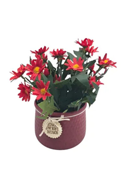Generic Brand Ghiveci Decorativ cu Flori Artificiale 15/11 x 25 cm – Aranjame...