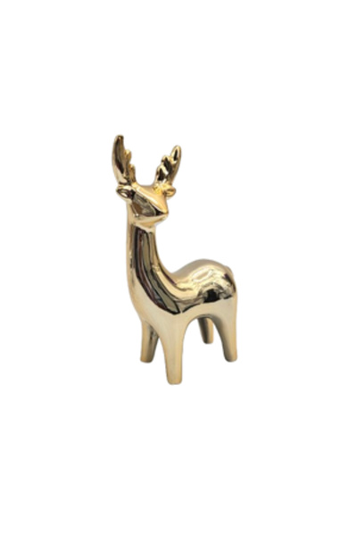 Generic Brand Ceramic Deer Decorative Object 8.5 x 4.3 x 16 cm, Elegant Figur...