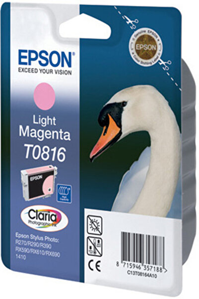 EPSON T0816 Cerneală XL Magenta deschisă Originală