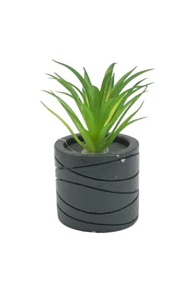 Generic Brand GHIVECI DECORATIV CU PLANTĂ ARTIFICIALĂ VERDE, PENTRU LIVING, B...