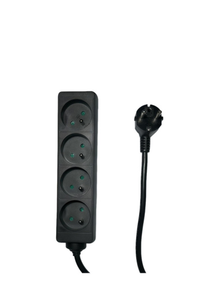 MicroConnect MC-PS040150FRB Splitter de rețea 4x RJ45 1.5m Negru
