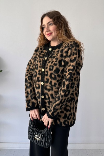 MaziButik Yumoş ليوبارد سترة