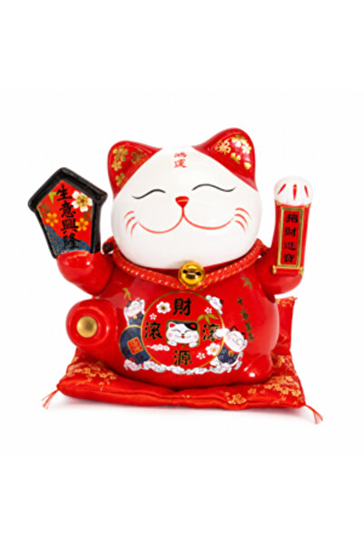 Generic Brand Decorative Lucky Cat Figurine, Ornament for Home, Office and Sh...