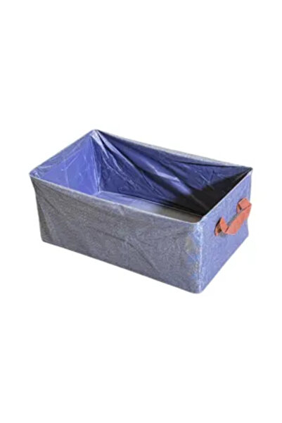 Generic Brand Coș de rufe textil pliabil dreptunghiular, sac depozitare haine...