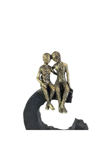 Generic Brand Decorative Accessory 20 x 17 cm with Romantic Couple Silhouette...