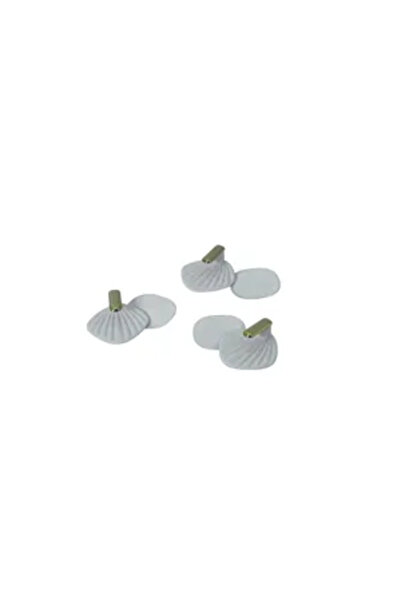 Generic Brand Set 3 Agățători Autoadezive Decor Scoică cu Suport Metalic – 6KG