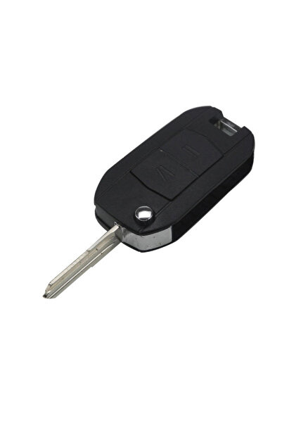 TOPAUTOCHEI ®   Carcasă cheie compatibilă cu Opel Corsa C, 2 butoane, model d...