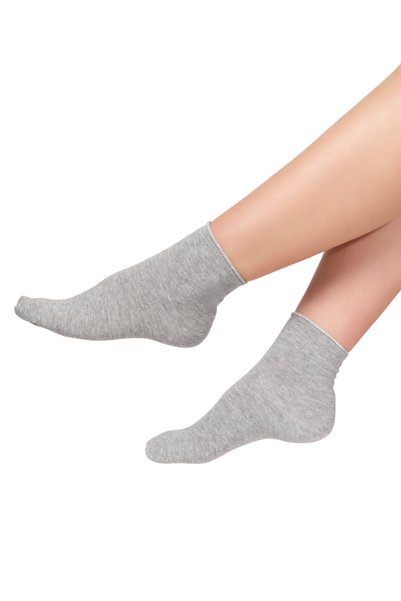 ASDEN Women's Non-Elastic 3-Piece Seamless Premium Socks / Non-Marking / Non-Tightening Socks / 36-40