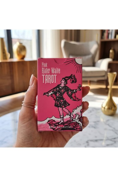 europaking Pembe Rider Waite Tarot Kartları 78 Kartlık Klasik RWS Tarot Deste...