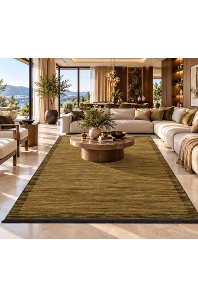 Neşem Halı Boutique EKO HALI OUSHAK OUS 01 GREEN Modern el dokuma halılardan ...