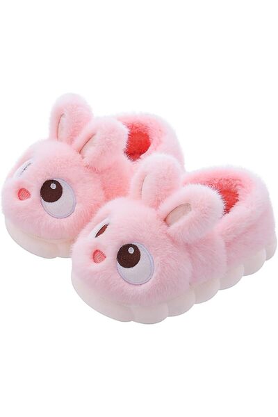 KASTWAVE Kids Plush Slippers, Cute Bunny Winter Slippers for Boys and Girls, ...