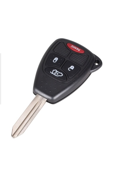 OEM Carcasă cheie cu 4 butoane Chrysler Dodge Jeep, folie electronică și supo...