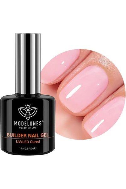 modelones Store modelones Builder Nail Gel, 8-in-One Pink Builder for Nail Th...