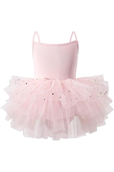 sheful Toddler Girls Tutu Dresses Strap Shiny Tulle Ballet Leotard Ballerina ...