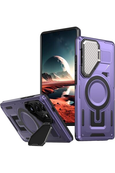 Noor Spark غطاء حماية للكاميرا متوافق مع هاتف سامسونج جالاكسي S25 ألترا، مع ح...