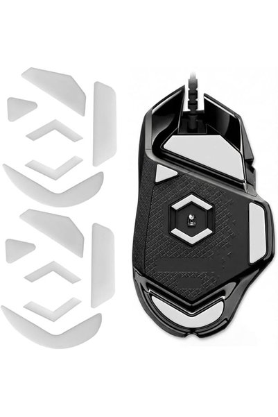 TERRIFI 2 Sets Mouse Skates, Replacement Feet compatible with Logi G502 Wired...