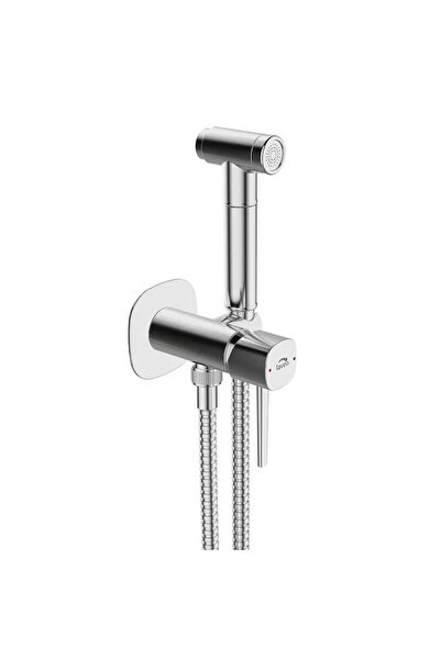 Granitan Robinet bideu sub blat, Granitan, Laveo, Pola, Crom, Cu set de duș, ...