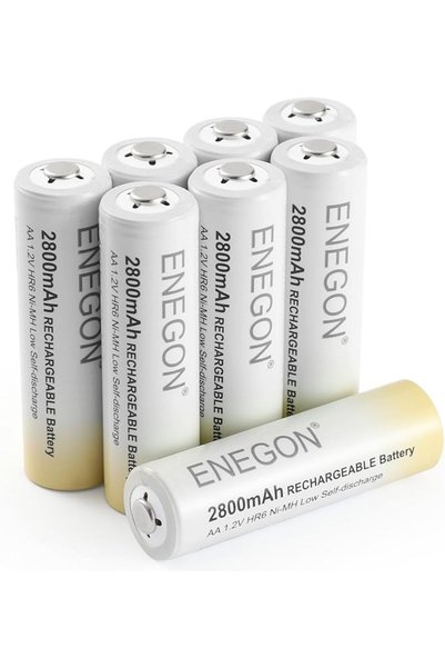 GENERAL ENEGON Rechargeable Lithium 4xAA and 4xAAA Batteries,1.5V 4070mWh wit...
