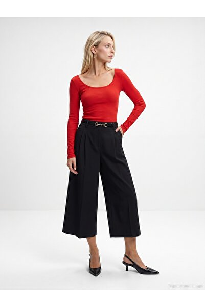 Dilvin 33237 Bra-Free Uzun Kollu Top