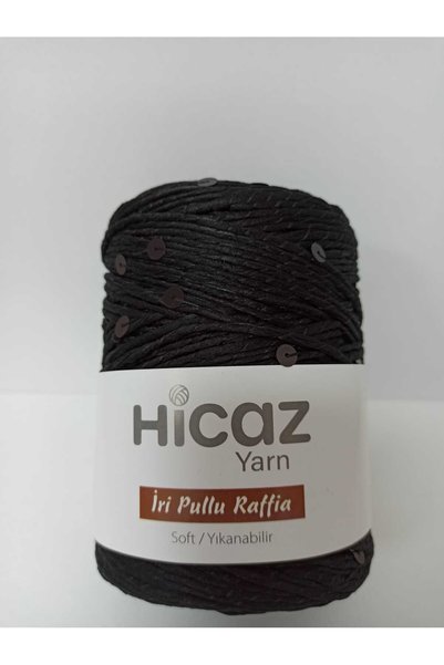 HİCAZ YARN Large Sequin Soft Washable Raffia 1X200Gr