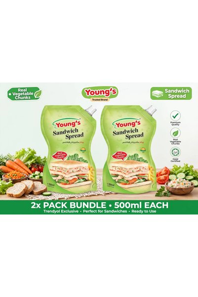 Generic Brand يونغز ساندويتش سبريد - عبوة مزدوجة (2 × 500 مل)