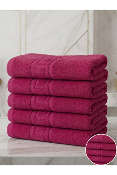 Truva Home Set 5 Prosoape Hoteliere Greek | 50x90 cm | Bumbac Turcesc 100% | ...