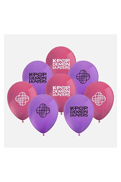 OEM Baloane de Petrecere K-POP Demon Hunters 28 cm – 8 buc. – Accesoriu Pract...