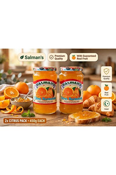 Generic Brand 🧡*Salman's citrus 🍊 Marmalade Bundle 2x 450g (900g Total) - W...