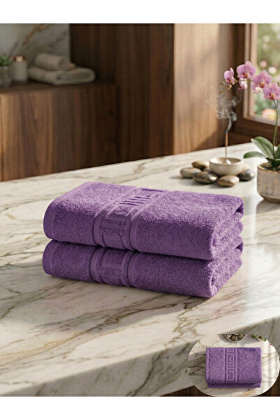 Truva Home Set 2 Prosoape Baie Mari Hoteliere Greek | 70x140 cm | Bumbac Turc...