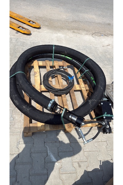 ARTP 8 metre 100 çap hidro motorlu esnek kum helezonu
