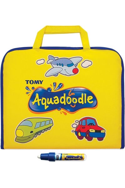 Tomy Aquadoodle حقيبة باللون الأصفر. لوازم الرسم والتلوين والفنون.