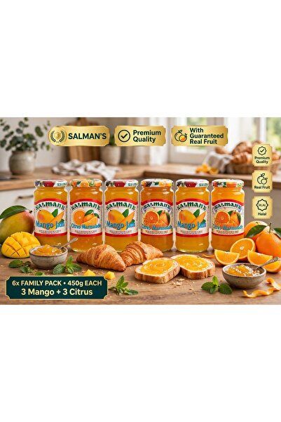 Generic Brand 💛 🧡 Salman's Family Bundle 6x 450g (2.7kg Total) - 3x 🥭 Mang...